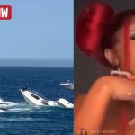 Shocking video footage by Cardi B: Yacht Sinking in Ocean | Watch Now Cardi B Yacht Sinking in Ocean