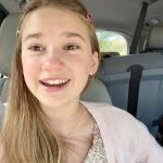 Last day of school – Karolina Protsenko driving to school with her family Last day of school - Karolina Protsenko