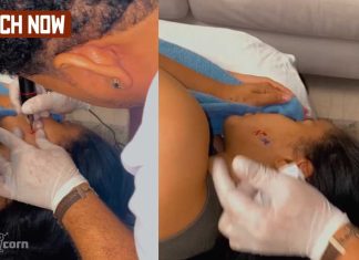 Cardi B inked her face with a mysterious tattoo: What does it say? Cardi B inked her face with a mysterious tattoo