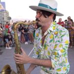Ameno by Daniele Vitale Sax – Street performance in Italy Ameno by Daniele Vitale Sax