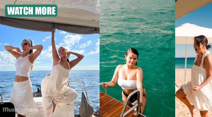 Selena Gomez looks hot in her latest swimming outfit