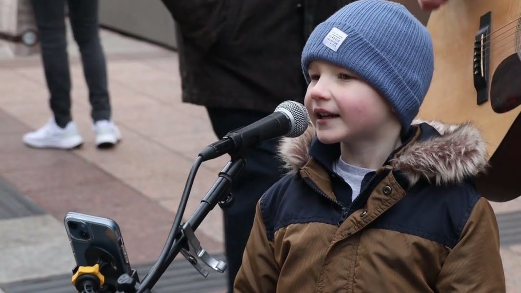 Amazing little kid sings Grace with Allie Sherlock