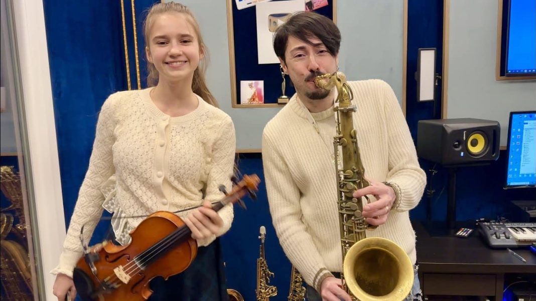 Karolina Protsenko visits Daniele