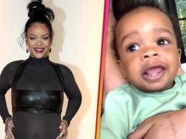 New video of Rihanna and her baby