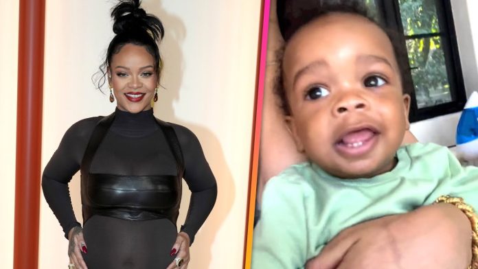 New video of Rihanna and her baby