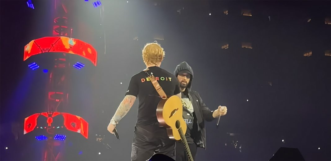 Ed Sheeran Surprises Fans by bringing out Eminem