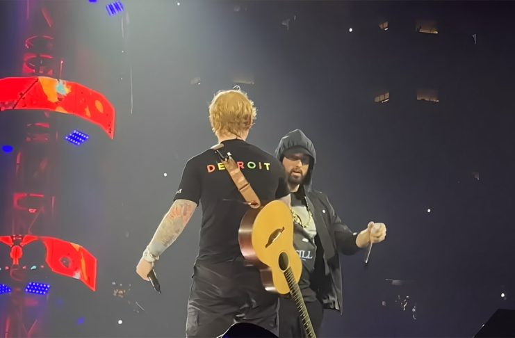 Ed Sheeran Surprises Fans by bringing out Eminem