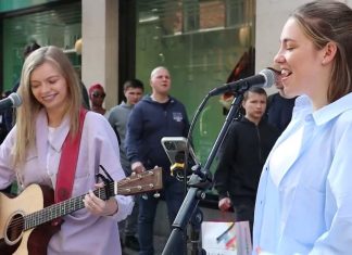 Guy TIPPED $300 – Allie Sherlock & Zoe Clarke | Umbrella Guy TIPPED $300 - Allie Sherlock