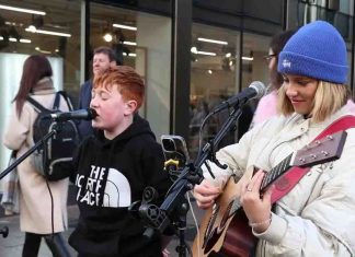 13 Year Old STOPS TRAFFIC With AMAZING Performance by Allie Sherlock & Fionn Whelan Tennessee Whiskey Fantastic Performance by Allie Sherlock and Fionn Whelan