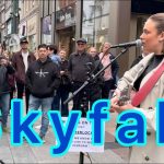 Skyfall – Allie Sherlock – Incredible Moment On Shopping Street Skyfall - Allie Sherlock - Incredible Moment On Shopping Street