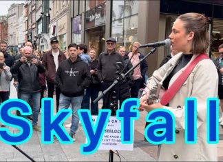 Skyfall – Allie Sherlock – Incredible Moment On Shopping Street Skyfall - Allie Sherlock - Incredible Moment On Shopping Street