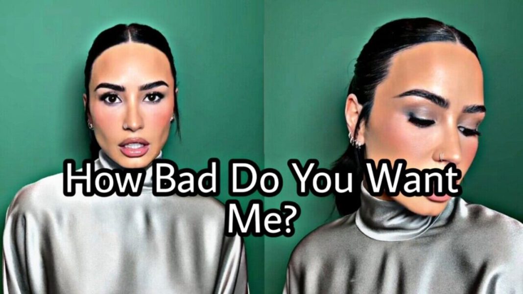 Demi Lovato Lip Syncs to 'How Bad Do U Want Me' | Watch Video