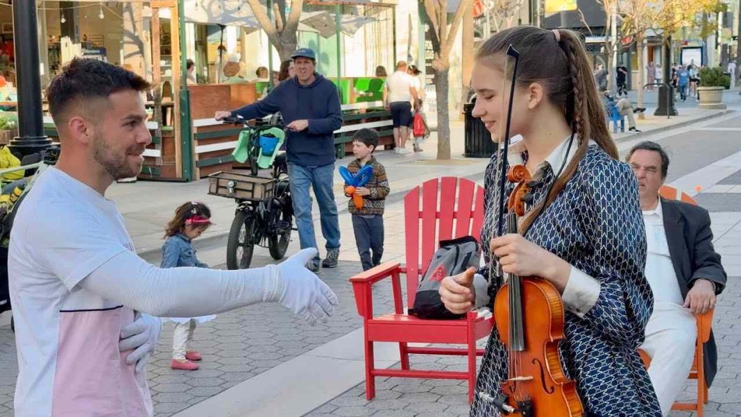 He Flew Around The World - Get Lucky | Karolina Protsenko Violin