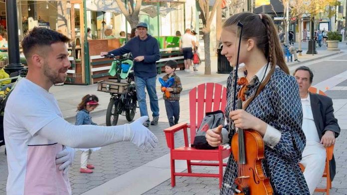 He Flew Around The World - Get Lucky | Karolina Protsenko Violin