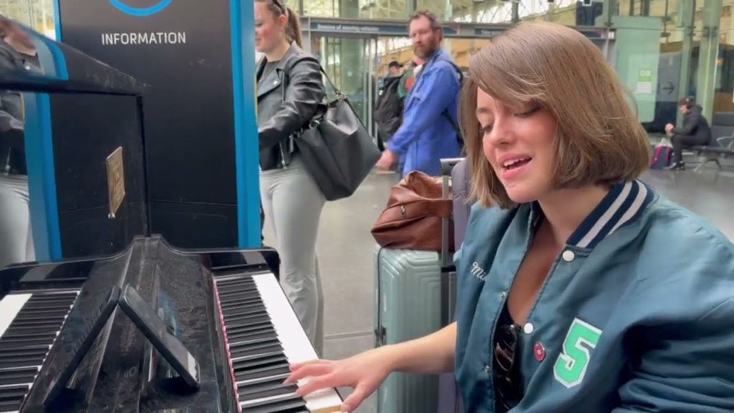 Manchester Train Station - Die With A Smile - Allie Sherlock Cover