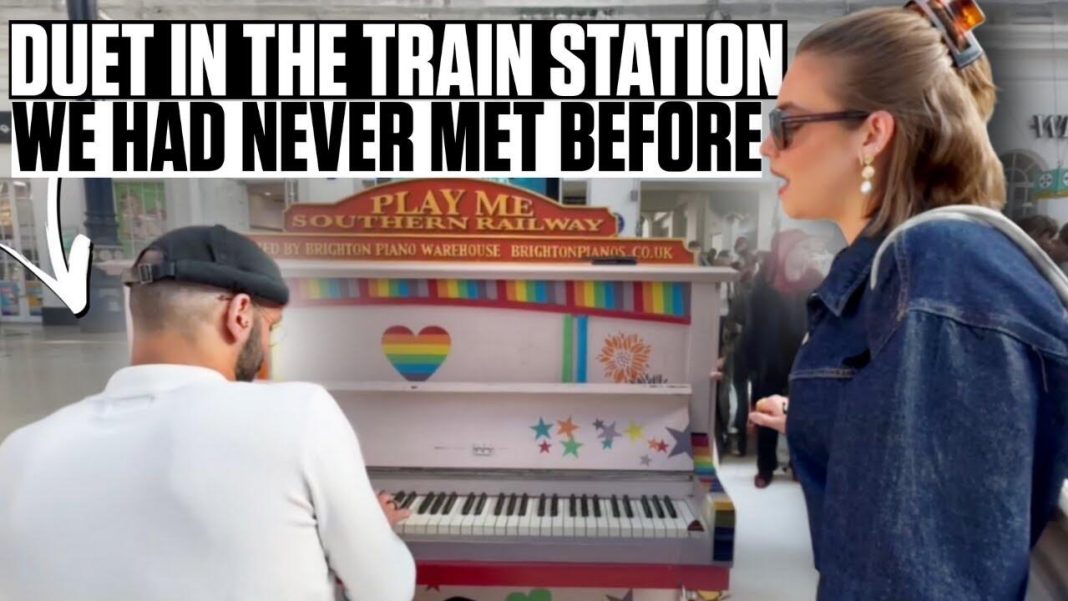 Duet In The Train Station - Someone Like You - Allie Sherlock Cover