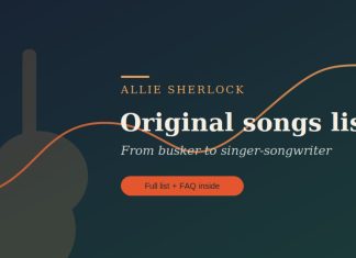 Allie Sherlock Originals: From Busker to Singer-Songwriter Allie Sherlock Originals: From Busker to Singer-Songwriter
